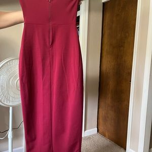 Maroon dress